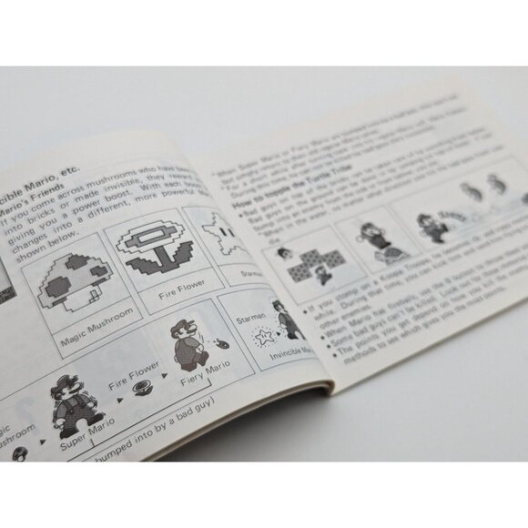 Super Mario Bros/Duck Hunt/Track Meet (Nintendo NES) Manual Only - Picture 6 of 6